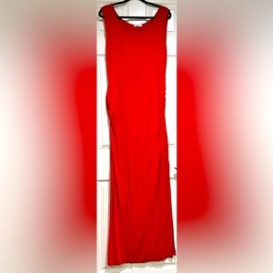 Twinth Red Maxi Dress.
